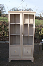 painted display cabinet